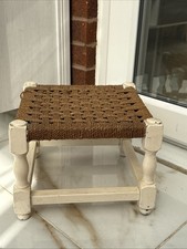 Vintage Small Seat Stool - Beautiful - L 30X D 30 X H 22cm