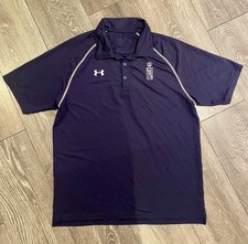 Royal Navy Rugby Shirt, Under Armour, Fits Size L, Blue, Official, Free Postage