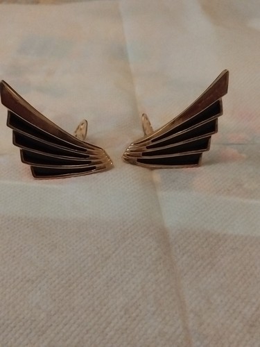 Vintage 90s wing - vintage, earrings