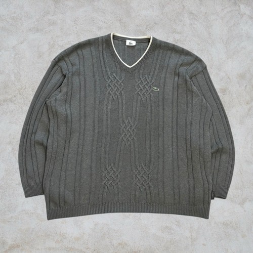 Lacoste vintage grey knit - vintage,