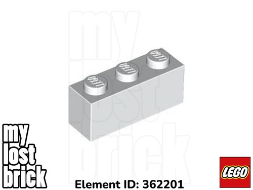 Lego part 3622 bricks 1x3 - bricks,