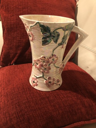 Vintage maling pink lustre - pink,