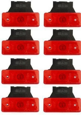 Red led side marker - led, outline