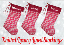 Luxury christmas stocking - luxury,