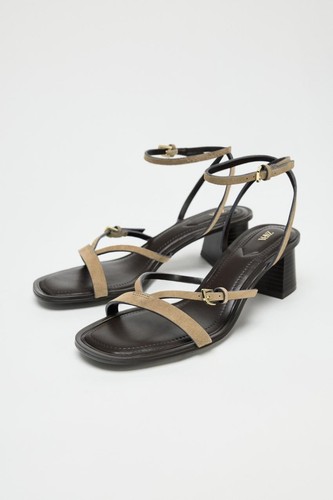 Zara brown beige leather - brown,