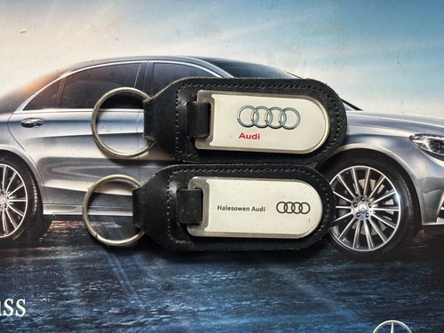Two genuine audi keyrings - two,