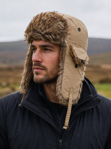 Showerproof trapper hat - showerproof,