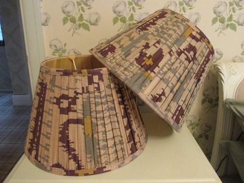 Oka lampshades ikat silk - lampshades,