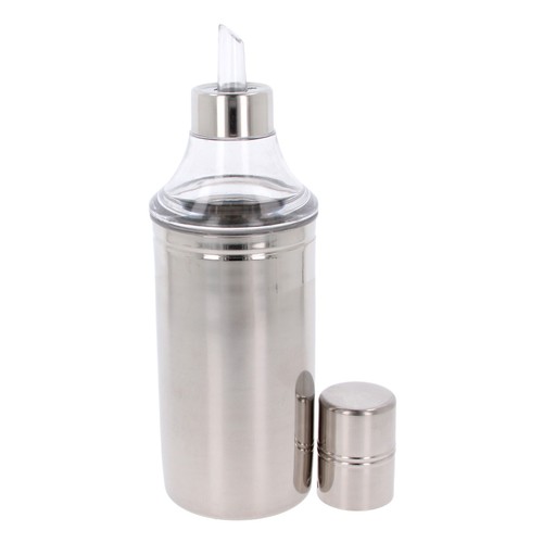 Olive oil bottle - olive, stainless