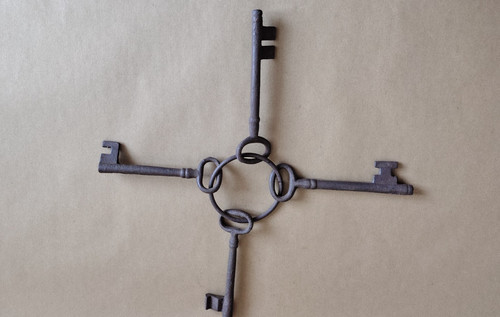 Vintage cast iron - , skeleton