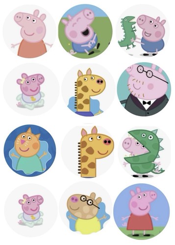 Edible cupcake toppers inch - toppers, 2