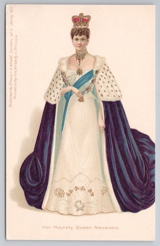 Queen alexandra embossed - hm,