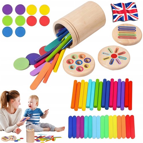 Color sorting montessori - sorting,