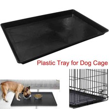 Replacement Pan Plastic Base Tray For Dog Cage Crate Pet Kennels Cleaning Tray