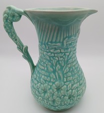 Arthur Wood 20cm Ceramic Green Floral Jug