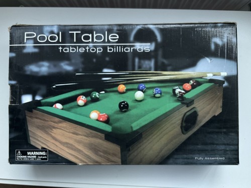Table top billiards pool - top,
