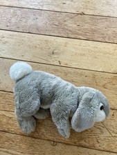 Vintage Animal Alley toys r us Grey Rabbit Plush
