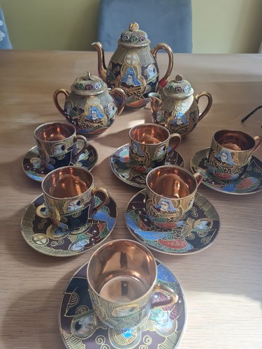 Genuine samurai tea set cups - samurai, 6