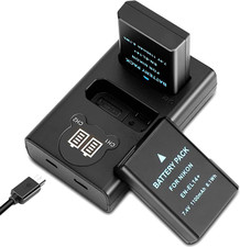 2× EN-EL14 EL14a Battery For Nikon D5200 D5100 D3500 D3200 P7800 + Dual Charger