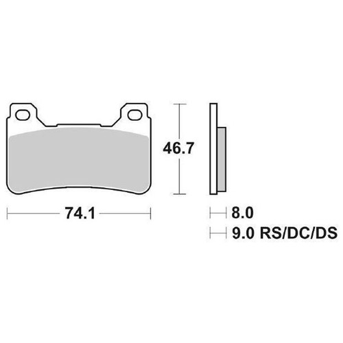 7409 f5r pair brake - wg-7409-f5r,