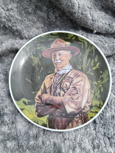 Vintage scouts plate baden - scouts,