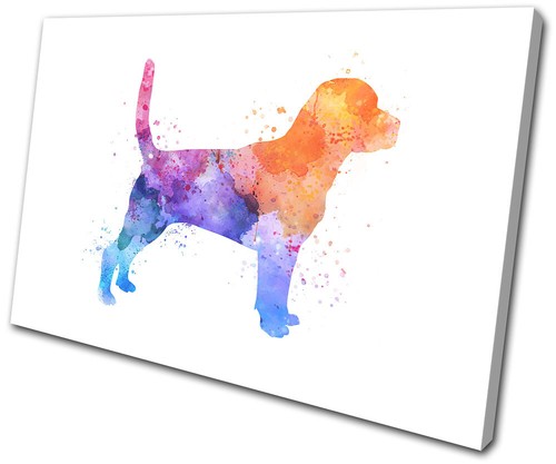 Watercolour beagle dog animals - watercolour,