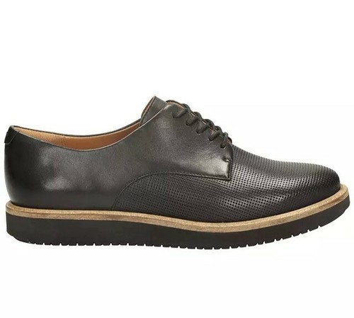 Clarks women black textured - women,