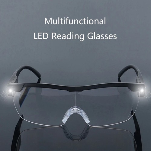 250 magnifier glasses with - 250%,