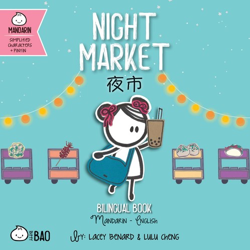 Night market simplified - night,