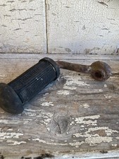 Vintage Triumph pre unit drivers footrest primary side damage to  pin holes