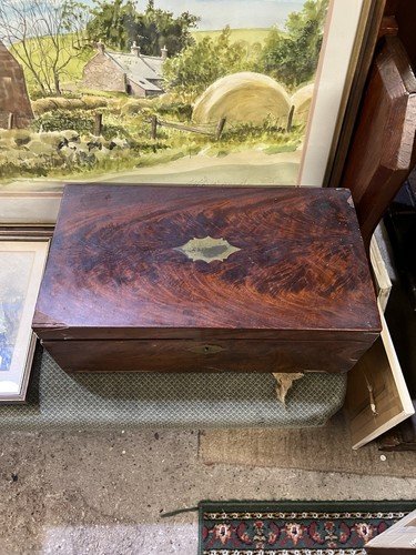 Antique mahogany and brass - antique,
