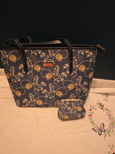 Signage tote and change purse - and,