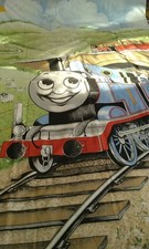 Vintage Thomas the tank engine duvet cover and Pillowcase 