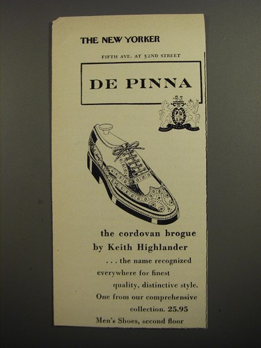 1952 pinna cordovan brogue - pinna,