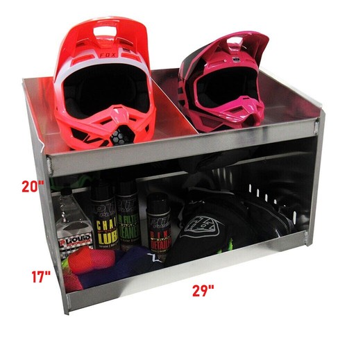 Aluminum deluxe helmet bay - aluminum,