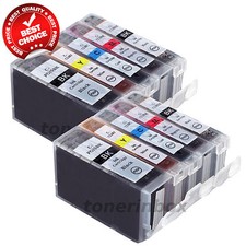 10pk PGI-5BK CLI-8 Ink Set For