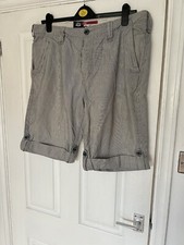 Urban Spirit Stripe Chino Shorts Size W38”