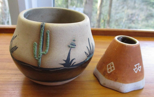 Vtg navajo pottery betty selby - pottery,