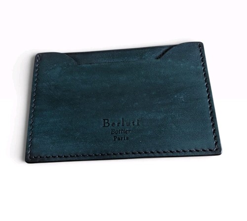 Berluti blue patina - berluti, cardholder