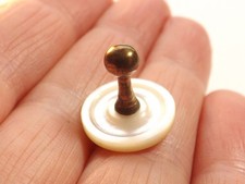 Vintage Shirt Collar Stud Gold