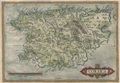 Corsica original copperplate - corsica,