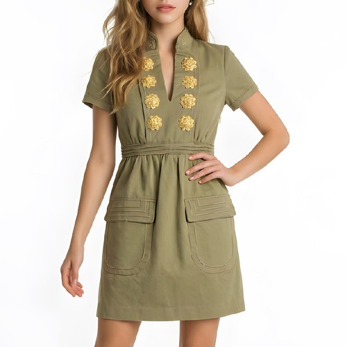 Manoush military dress - military, dress,