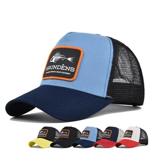 Mens womens fish trucker - fish, mesh