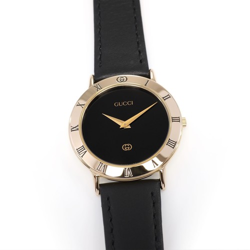 Gucci 3000m men 33mm black - men's,