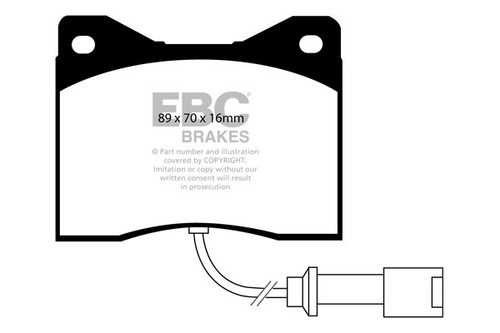 Ebc ultimax front brake - ebc, pads