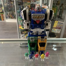 Power Rangers Zeo Megazord Micro Turbo Rescue Playset Bandai Vintage Retro MMPR