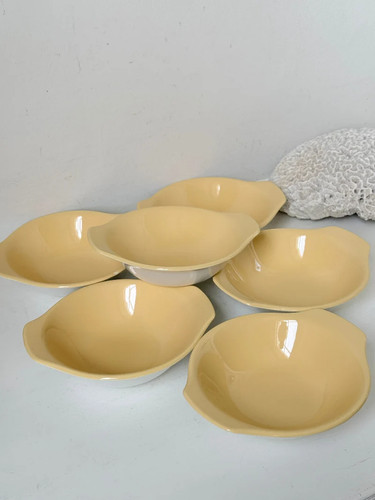 Six poole pottery - pottery, lemon