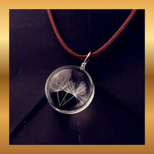 Crystal Ball Pendant Necklace