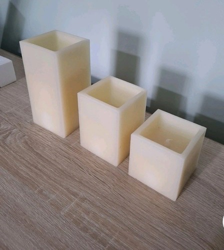 Led candles 3pk square - led, type