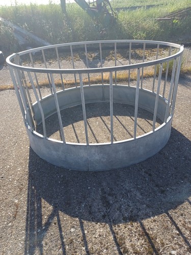 Sheep ring feeder galvanised - ring, feeder,